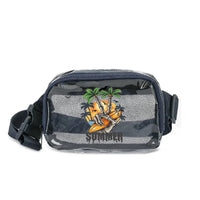 Sac banane transparent vibes tropicaux - modèle Summer - TransparenceSac.com