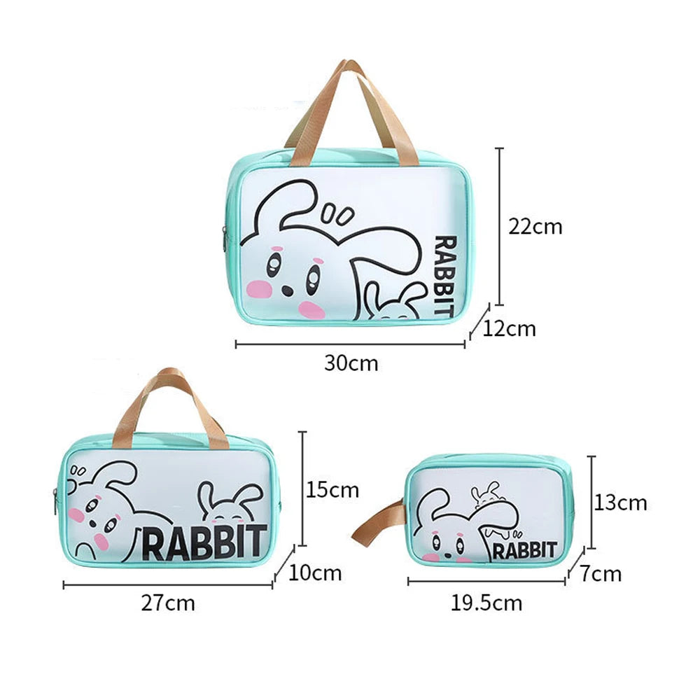 Sac de voyage lapin transparent enfant