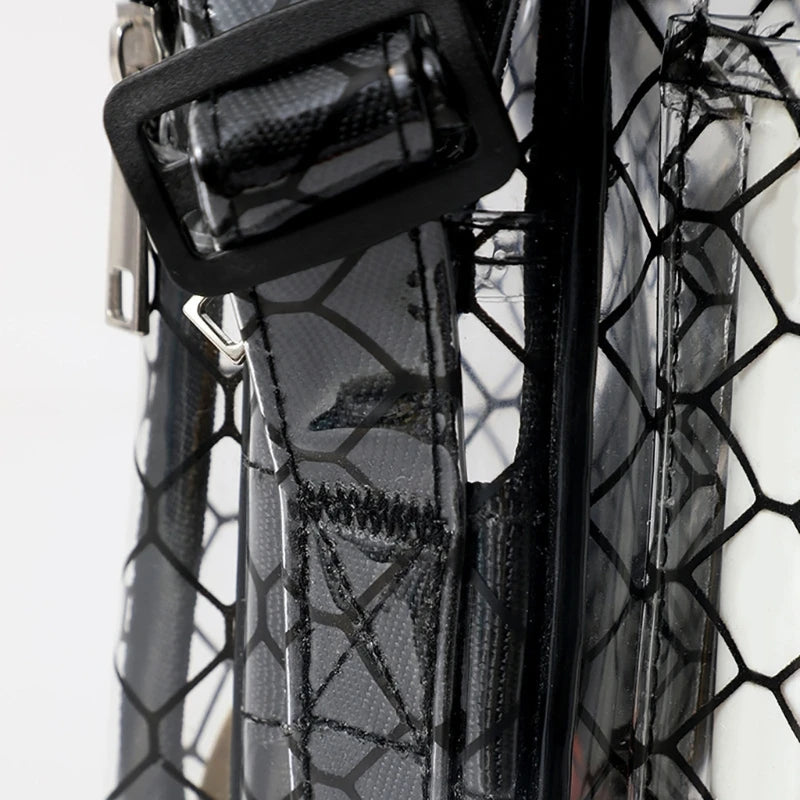 Sac bandoulière transparent tendance praticité καθημερινοτh