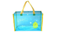 Sac de plage transparent mode estivale - modèle Blue - TransparenceSac.com