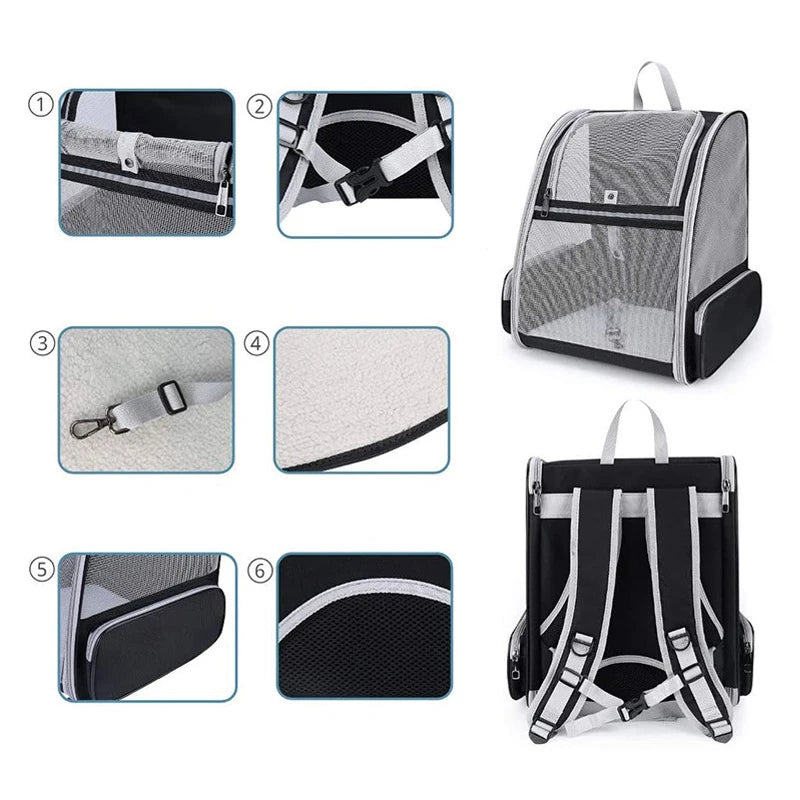 Sac à dos transparent aéré style urbain