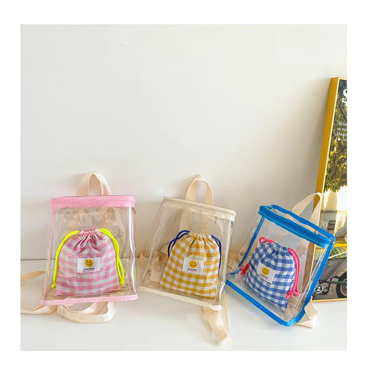 Sac à dos transparent enfant fashion