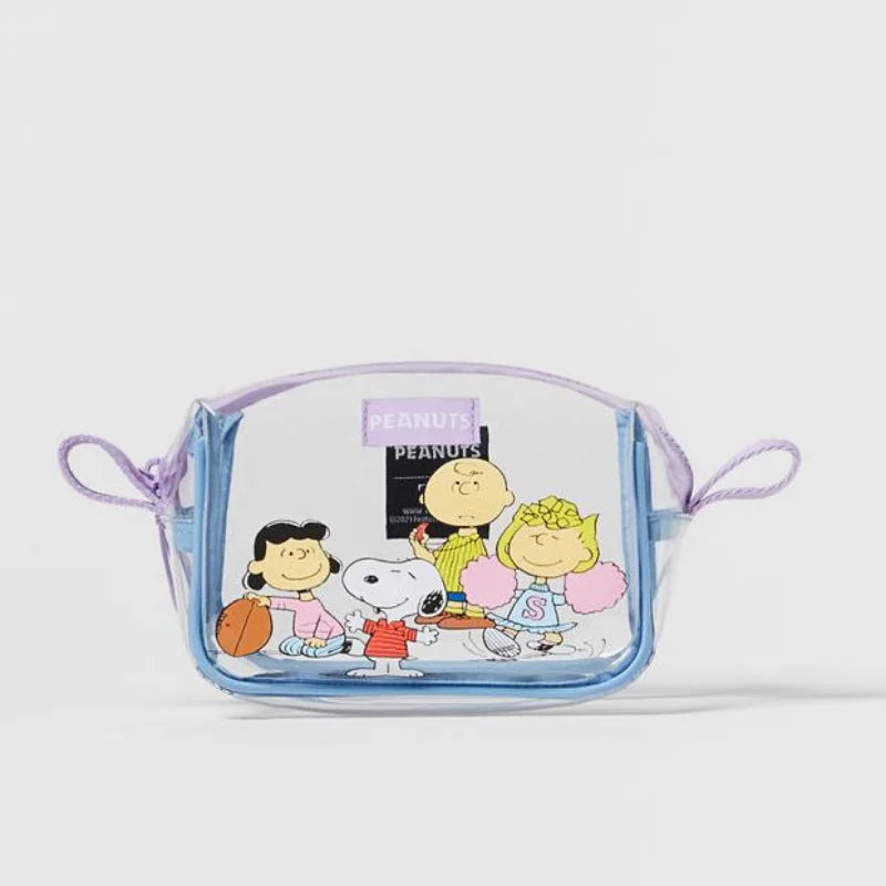 Trousse transparente Peanuts multicolore enfant mode