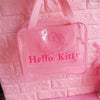 Sac à main transparent Hello Kitty rose