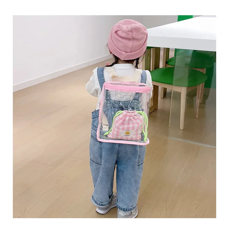 Sac à dos transparent enfant fashion