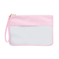 Pochette transparente mode soirée élégante - modèle Rose clair - TransparenceSac.com