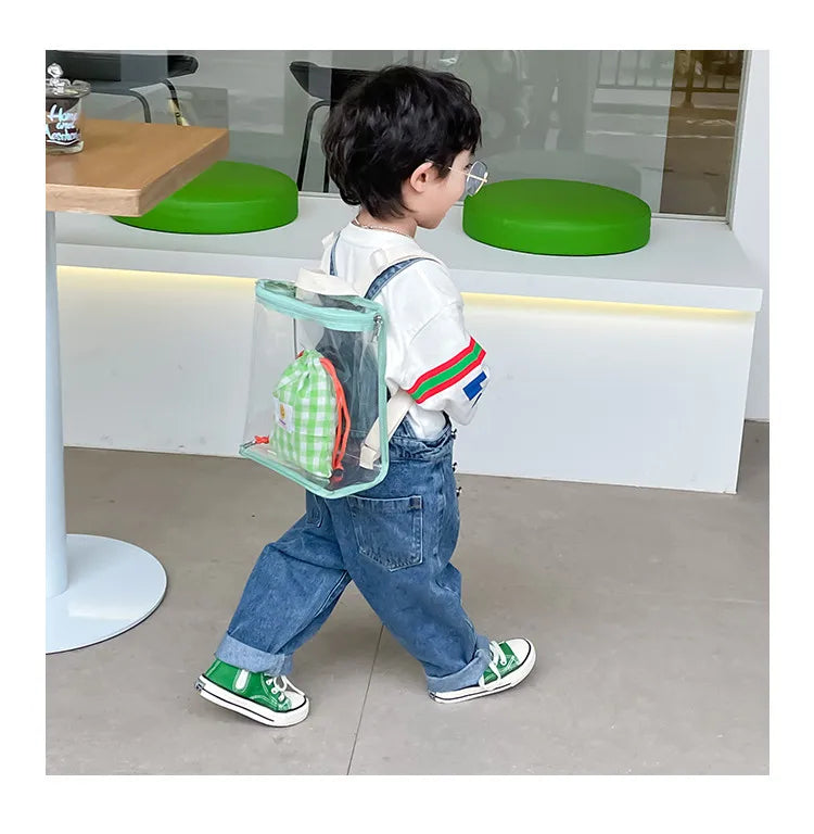 Sac à dos transparent enfant fashion
