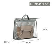Sac shopping transparent XXL élégance pratique - modèle grey L - TransparenceSac.com