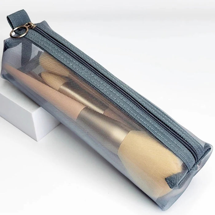 Trousse maquillage transparente élégante et pratique