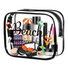 Trousse transparente plage fashion pratique