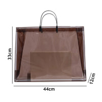 Sac cabas transparent mode grande capacité - modèle 44x33x12cm - TransparenceSac.com