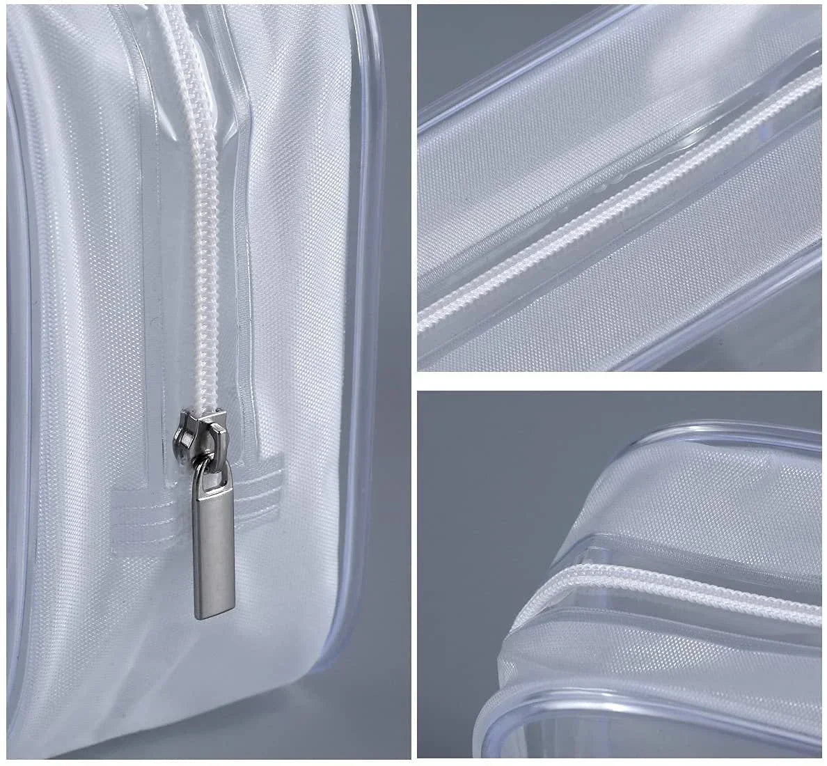 Trousse maquillage transparente chic pratique