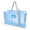 Sac de voyage transparent bleu fashion