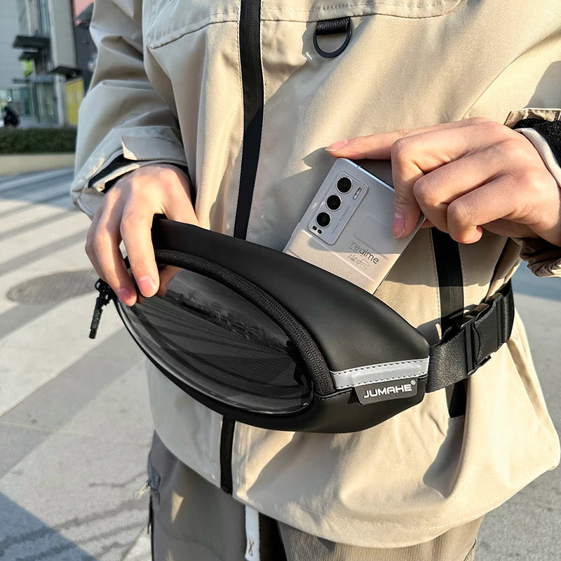 Sac banane transparent mode unisexe