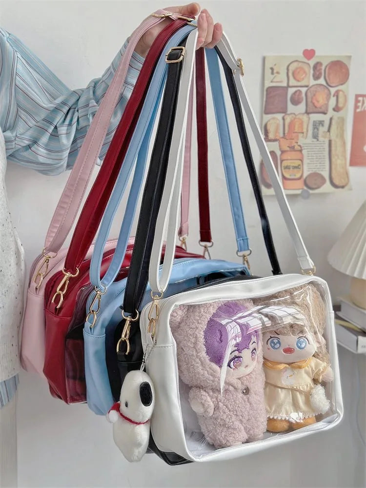 Sac bandoulière transparent tendance élégance