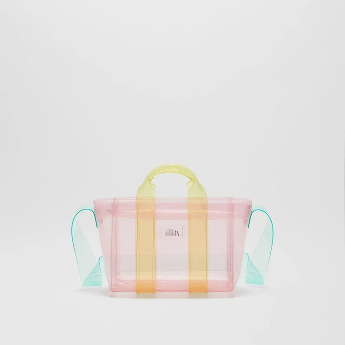 Sac a Main Transparent Mode Coloré