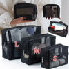 Trousse de toilette transparente chic
