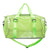 Sac de sport transparent tendance fluore - modèle green - TransparenceSac.com