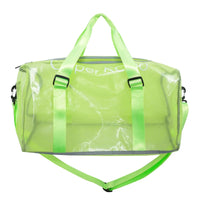 Sac de sport transparent tendance fluore - TransparenceSac.com