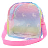Sac à langer transparent multicolore pour bébé