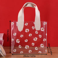 Sac à Main Transparent Fleurie Chics - modèle 1 / M - TransparenceSac.com