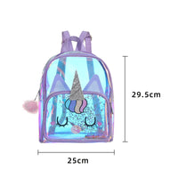 Sac à dos transparent licorne enfant - modèle Purple / No Name - TransparenceSac.com