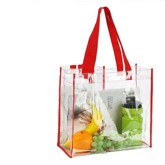 Tante transparent rouge stylé polyvalent