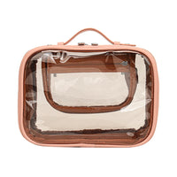 Trousse transparente élégante pour voyage mode - TransparenceSac.com