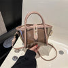 Sac à main transparent noir élégant