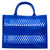 Sac de plage transparent tendance blanc - modèle Blue - TransparenceSac.com