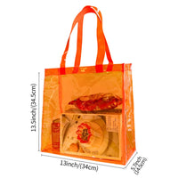 Sac de plage transparent bleu tendance - modèle 6 - TransparenceSac.com