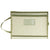 Pochette transparente double compartiment адаптер - modèle Green double layer - TransparenceSac.com