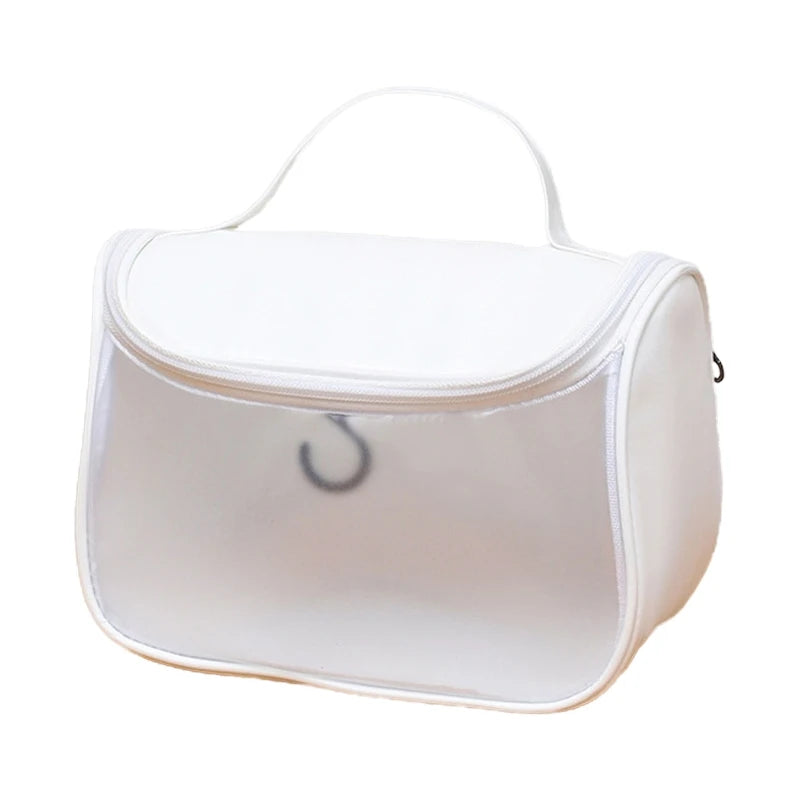 Trousse de voyage transparente élégante