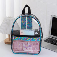 Sac à dos transparent motifs fun - modèle black - TransparenceSac.com