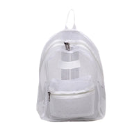 Sac à dos transparent fashion élégant - modèle WHITE - TransparenceSac.com