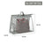 Sac shopping transparent XXL élégance pratique - modèle grey XL - TransparenceSac.com