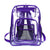 Sac à dos transparent rouge fashion - modèle Purple - TransparenceSac.com