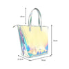 Sac à main transparent holographique mode