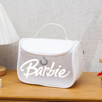 Trousse de voyage transparente mode - modèle Barbie 1 - TransparenceSac.com