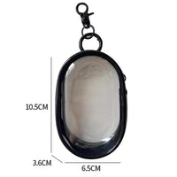 Pochette transparente pratique petit format - modèle Style C- Noir / 1PC - TransparenceSac.com