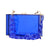 Sac Transparent Luxe Chaîne Dorée - modèle Blue - TransparenceSac.com
