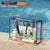 Sac de plage transparent grande capacité - modèle 1pc blue - TransparenceSac.com