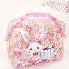 Pochette enfant transparente lapin kawaii
