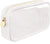 Trousse transparente élégante voyage cosmétique - modèle White-L - TransparenceSac.com