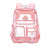 Sac à dos transparent scolaire pratique élégant - modèle Pink - TransparenceSac.com
