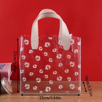 Sac à Main Transparent Fleurie Chics - modèle 3 / M - TransparenceSac.com