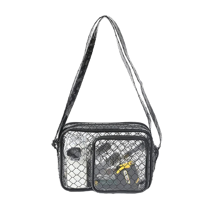 Sac bandoulière transparent tendance praticité καθημερινοτh