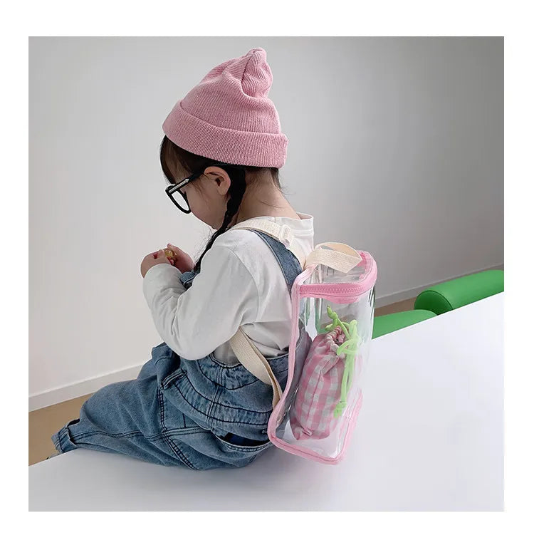 Sac à dos transparent enfant fashion