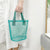 Sac Shopping Transparent Good Luck Fashion - modèle Green small - TransparenceSac.com