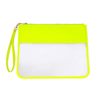 Pochette transparente mode soirée élégante - modèle Fluorescent - TransparenceSac.com